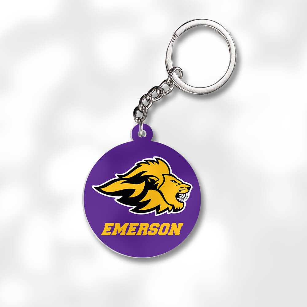 Pack 3 Emerson College Keychains - Global Cycling Gear