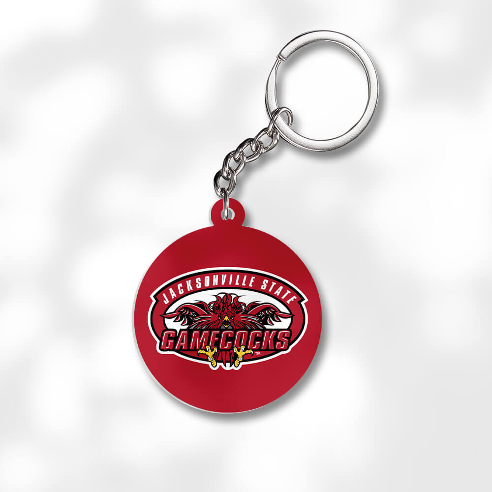 Pack 3 Jacksonville State University Keychains - Global Cycling Gear