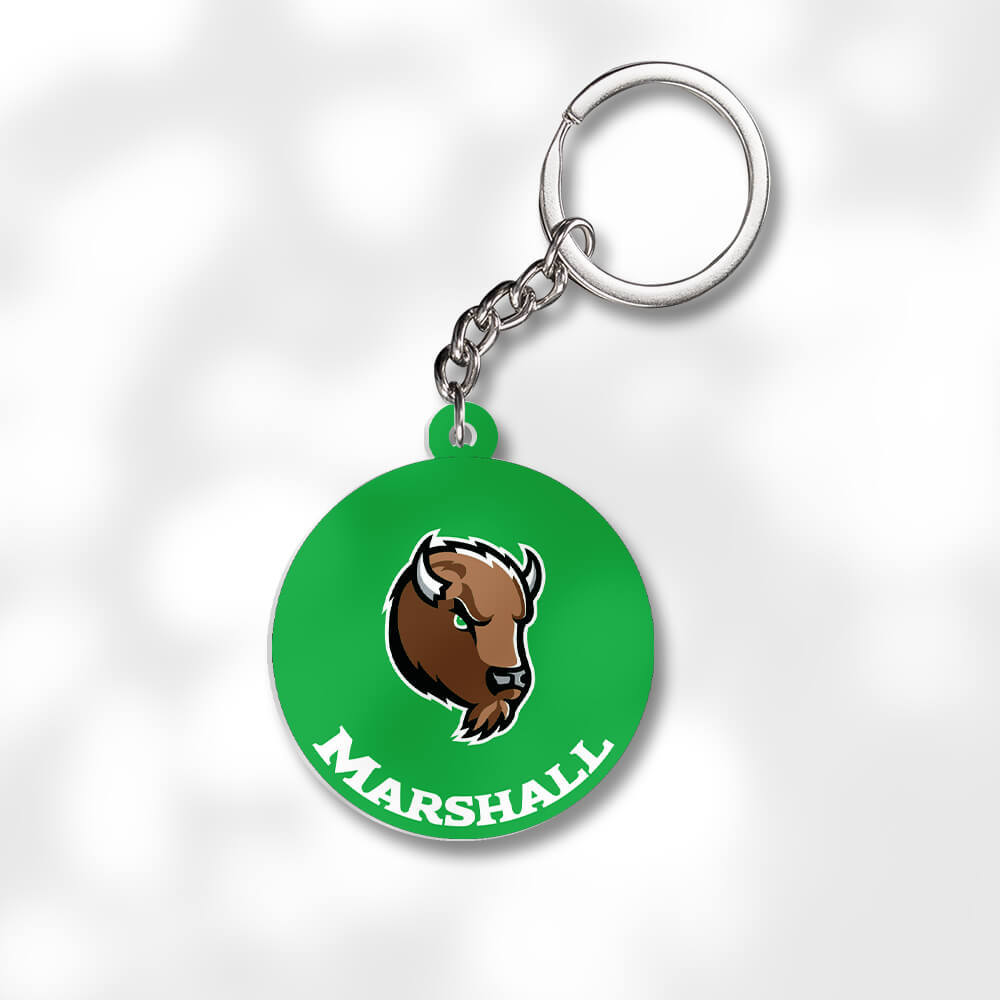 Pack 3 Marshall University Keychains - Global Cycling Gear