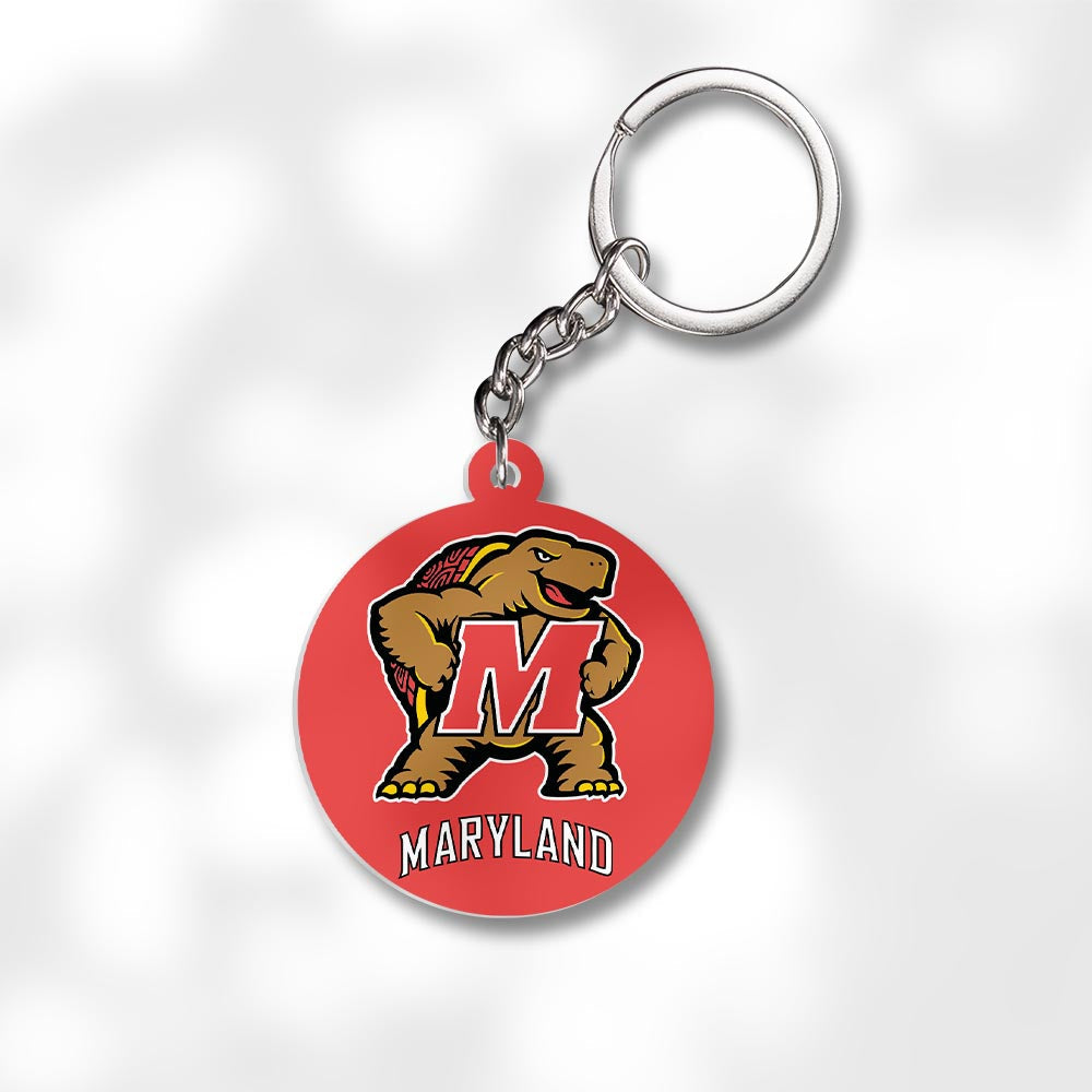 Pack 3 Maryland Mascot Keychains - Global Cycling Gear