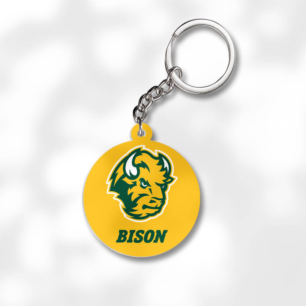Pack 3 North Dakota State University Keychains - Global Cycling Gear