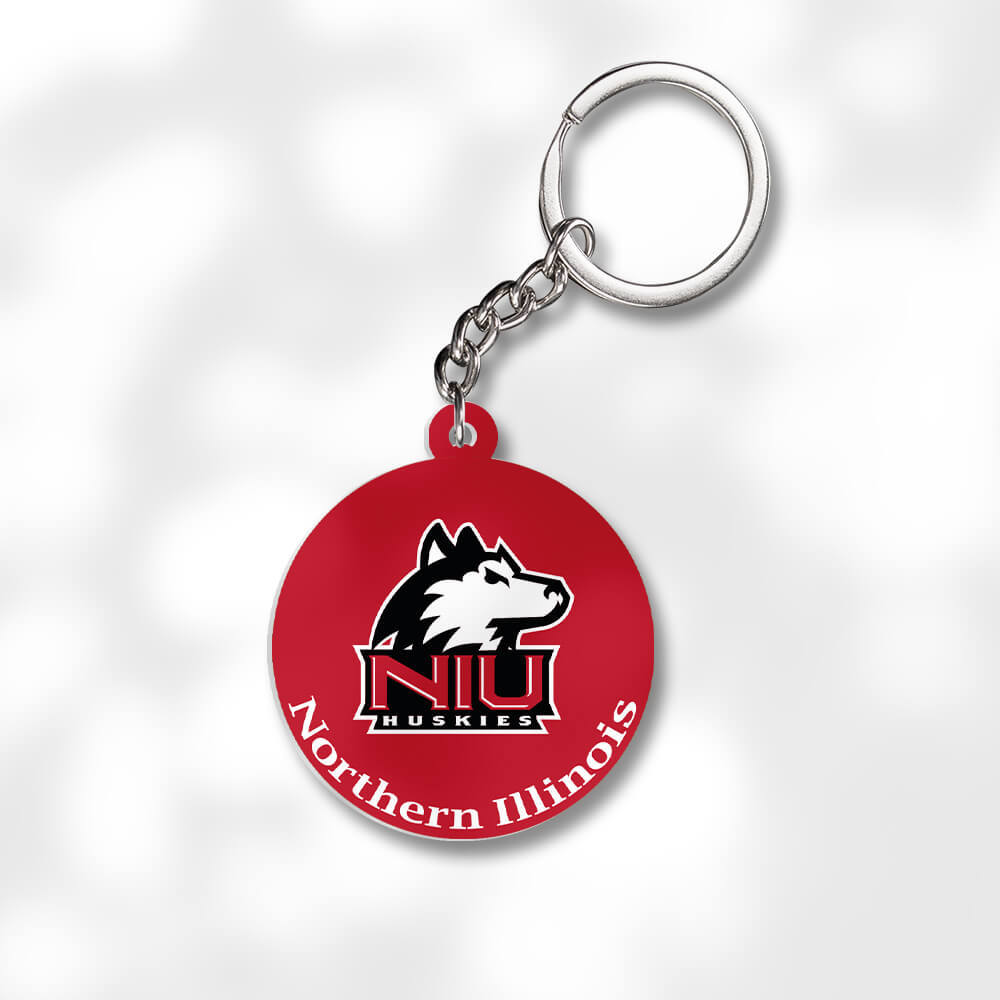 Pack 3 Northern Illinois University Keychains - Global Cycling Gear