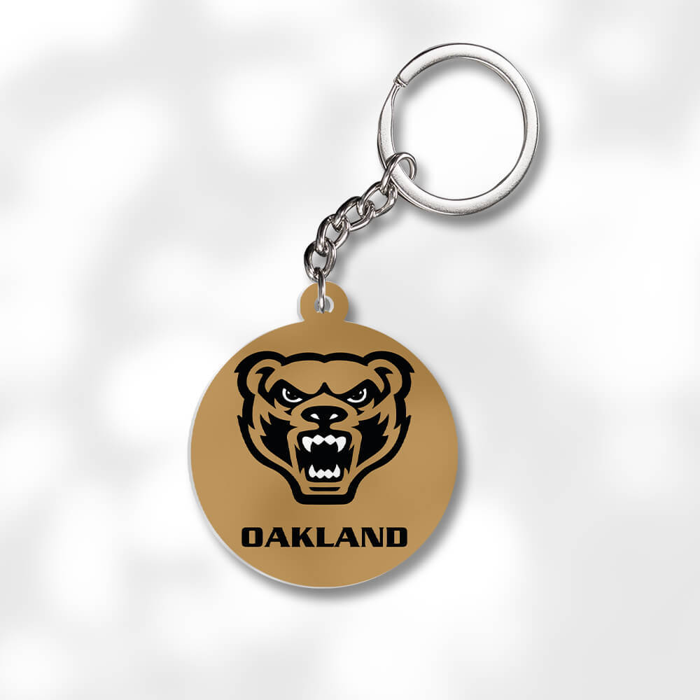 Pack 3 Oakland University Keychains - Global Cycling Gear