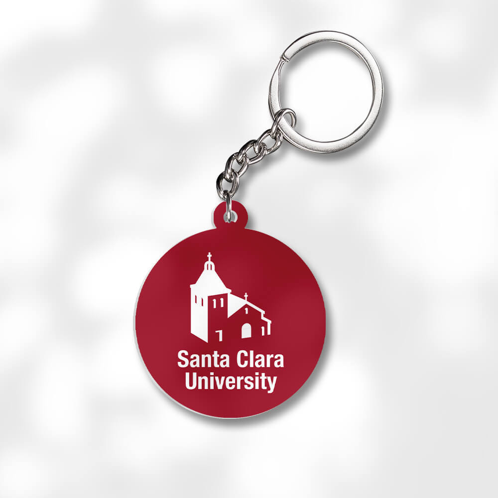 Pack 3 Santa Clara University Keychains - Global Cycling Gear