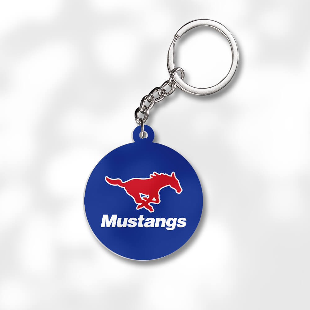 Pack 3 Southern Methodist University Keychains - Global Cycling Gear