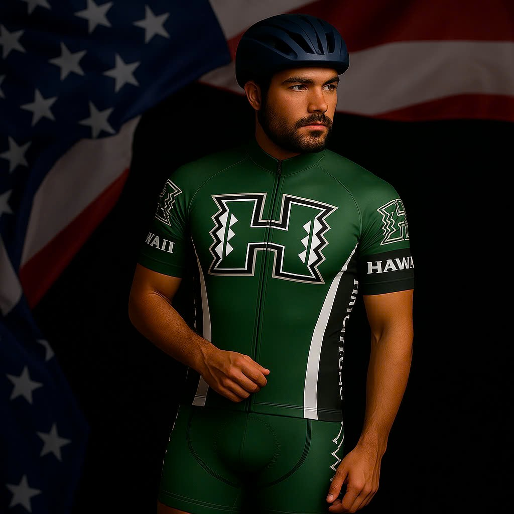 University of HawaiÊ»i MÄnoa - Men's Cycling Kit Global Cycling Gear 7