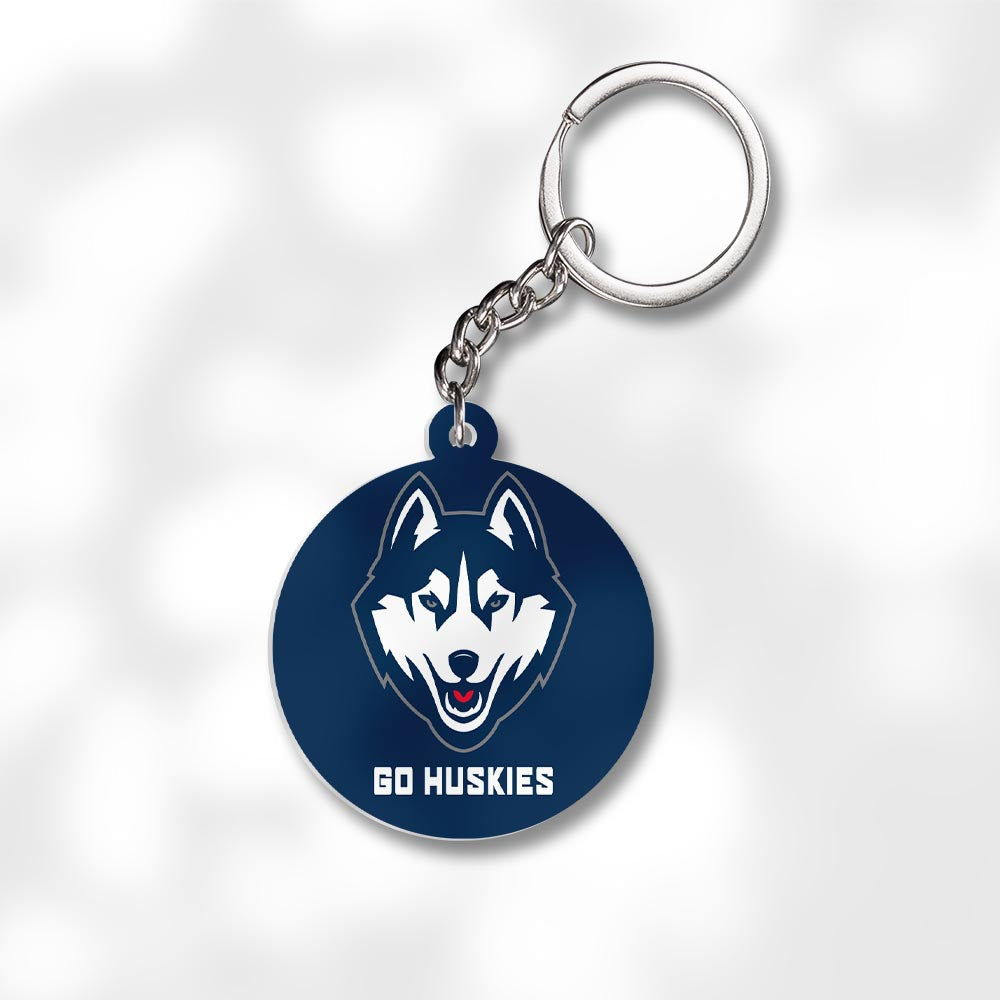 Pack 3 University of Connecticut KeychainsÂ Global Cycling Gear