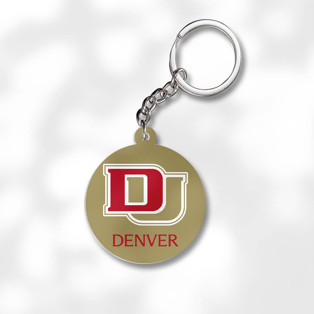 Pack 3 University of Denver Keychains - Global Cycling Gear