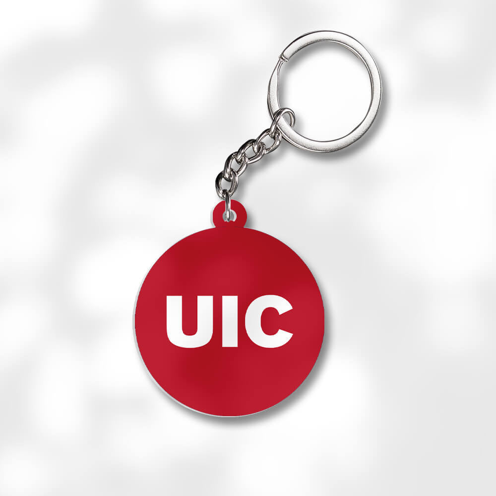 Pack 3 University of Illinois Chicago Keychains - Global Cycling Gear