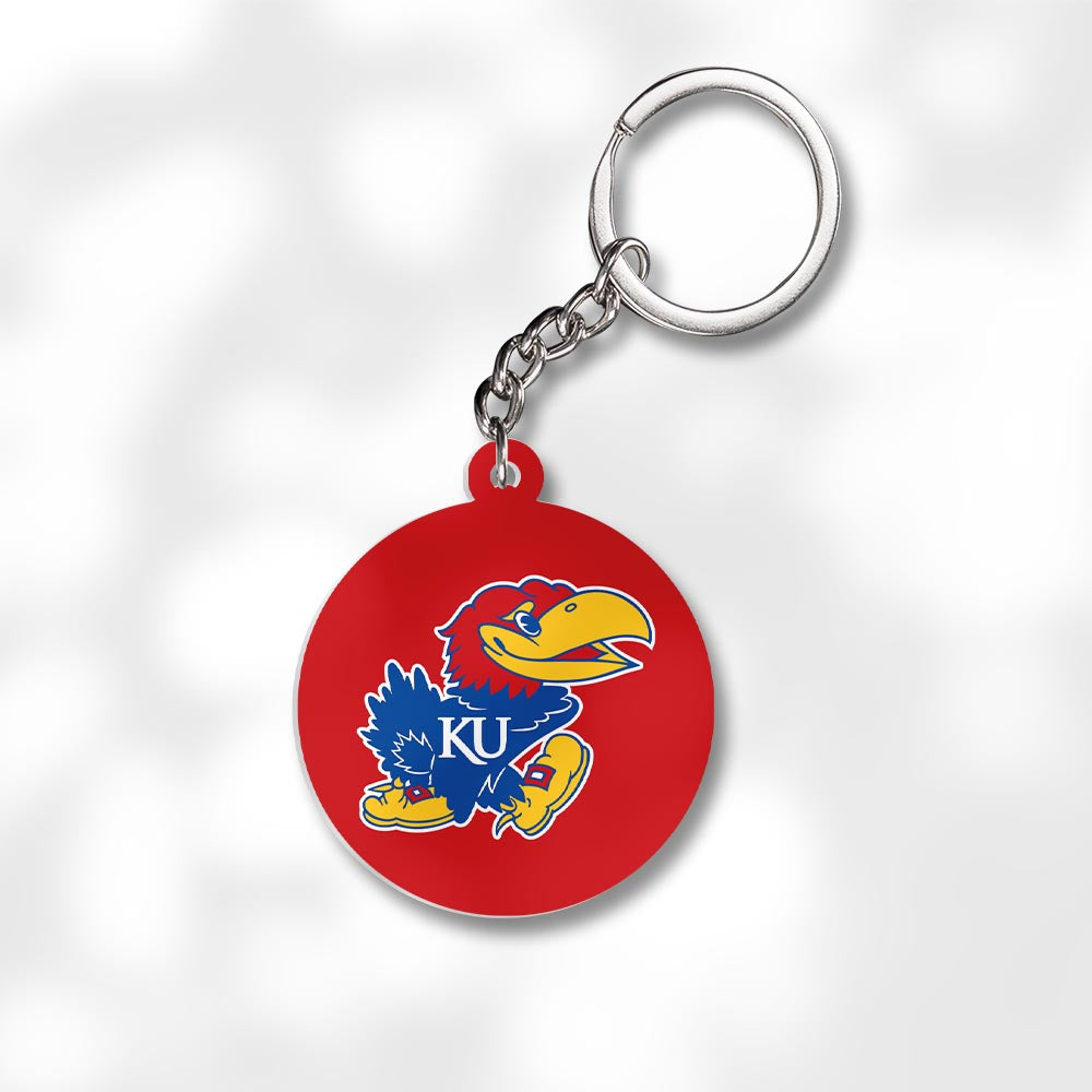 Pack 3 University of Kansas Keychains - Global Cycling Gear