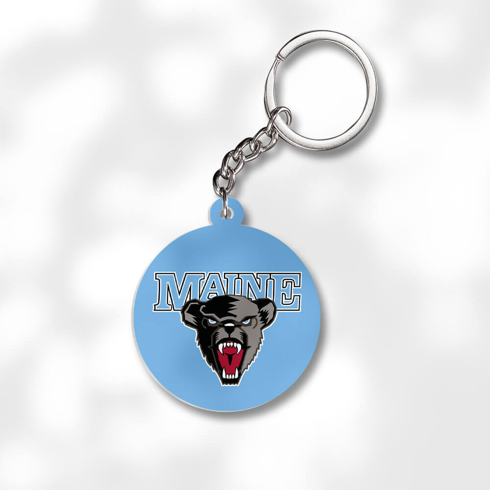 Pack 3 University of Maine Keychains - Global Cycling Gear