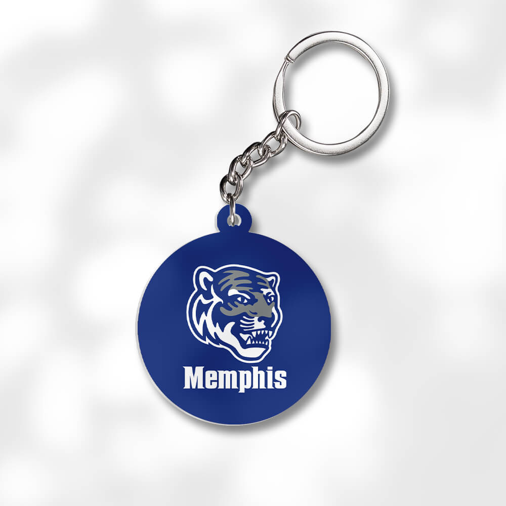 Pack 3 University of Memphis Keychains - Global Cycling Gear