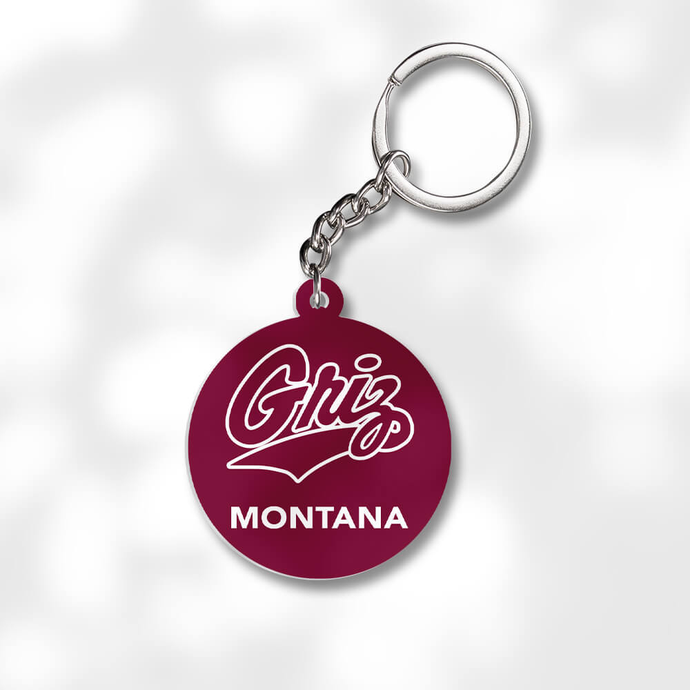 Pack 3 University of Montana Keychains - Global Cycling Gear