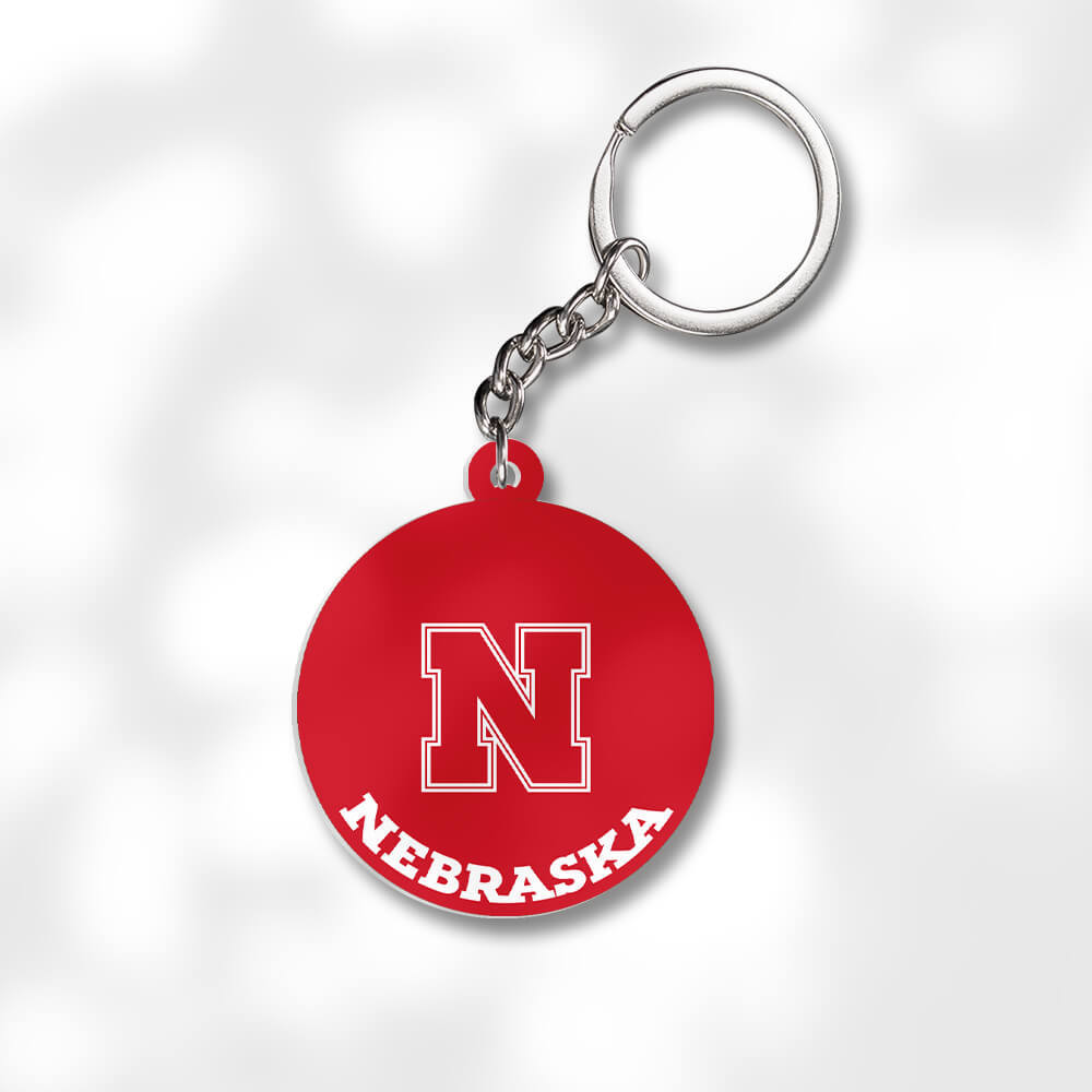 Pack 3 University of Nebraskaâ€“Lincoln KeychainsÂ Global Cycling Gear