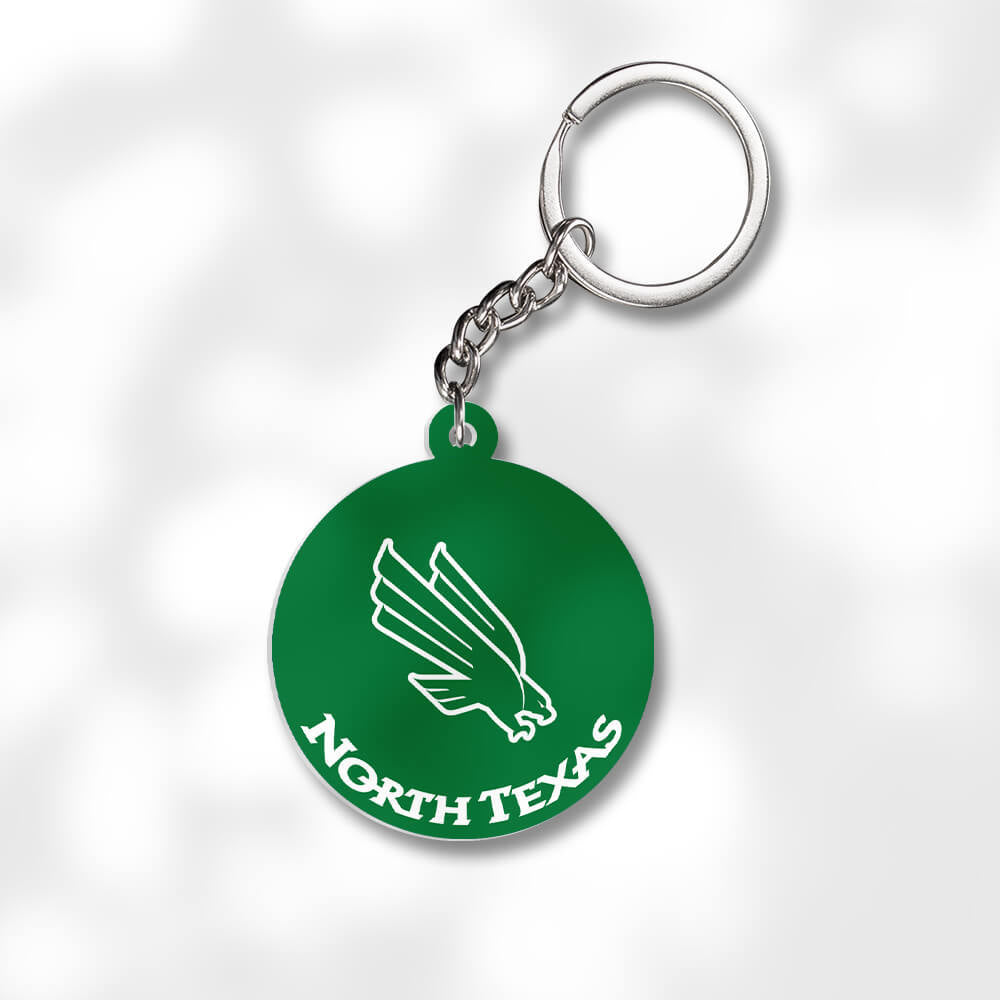 Pack 3 University of North Texas Keychains - Global Cycling Gear