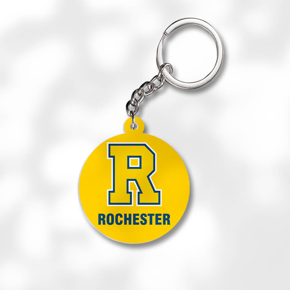 Pack 3 University of Rochester Keychains - Global Cycling Gear