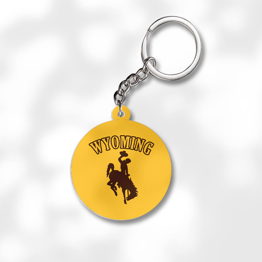 Pack 3 University of Wyoming V2 KeychainsÂ Global Cycling Gear