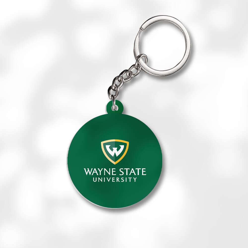 Pack 3 Wayne State University Keychains - Global Cycling Gear