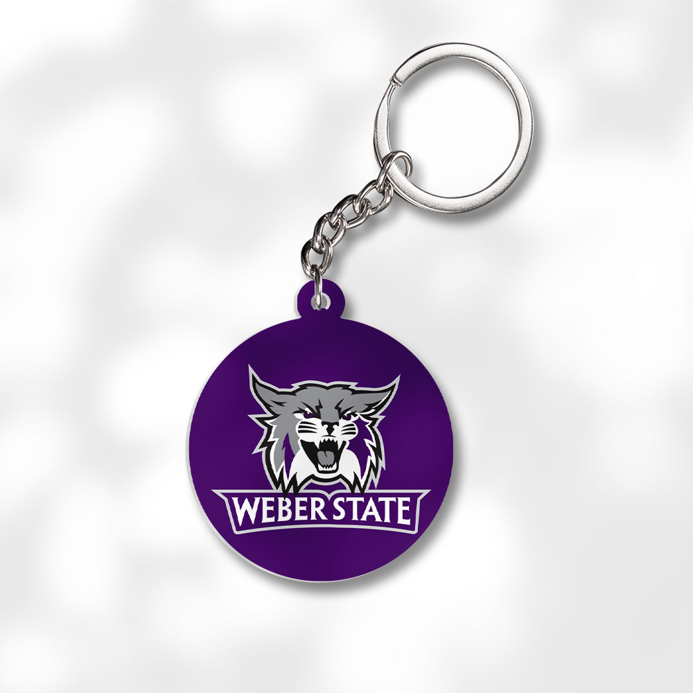 Pack 3 Weber State University Keychains - Global Cycling Gear