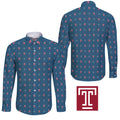 Temple University Long Sleeve Button ShirtÂ Global Cycling Gear