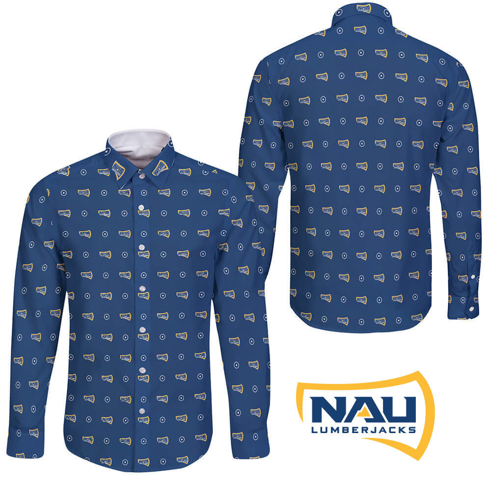 Northern Arizona University Long Sleeve Button ShirtÂ Global Cycling Gear