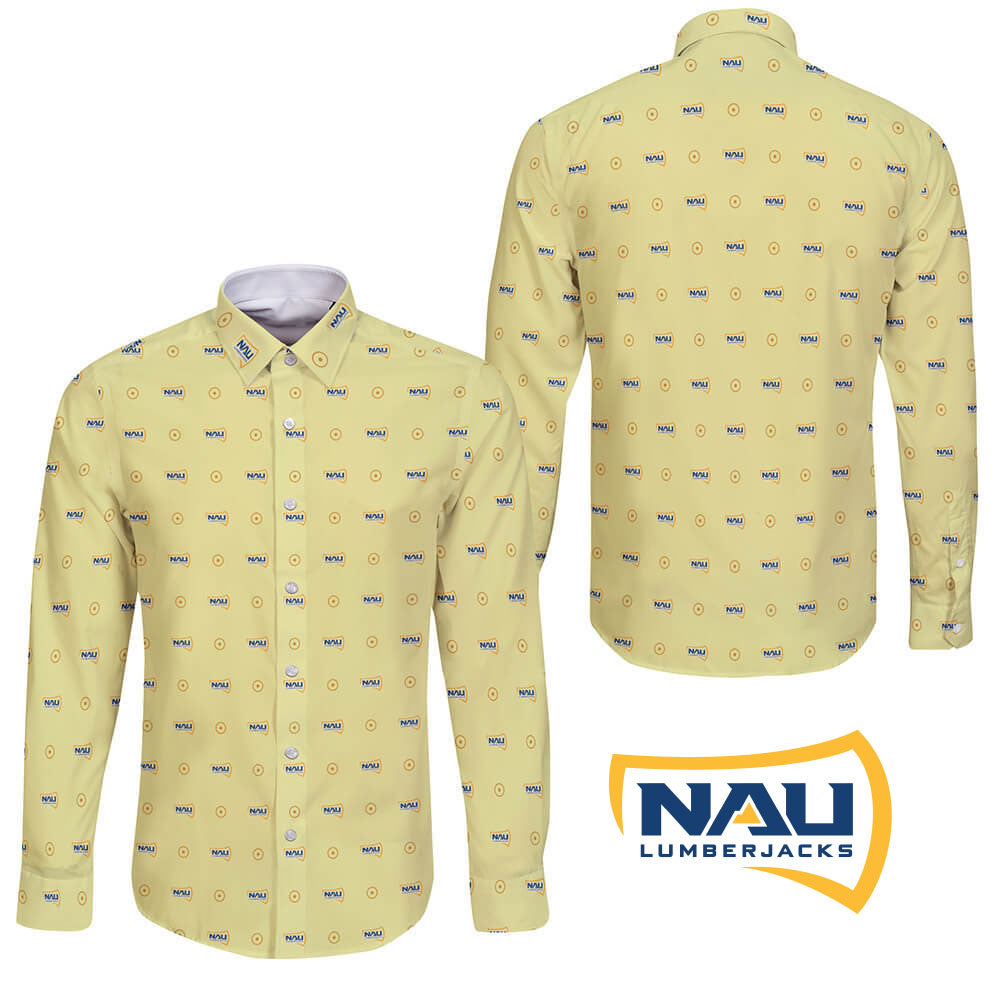 Northern Arizona University Long Sleeve Button ShirtÂ Global Cycling Gear
